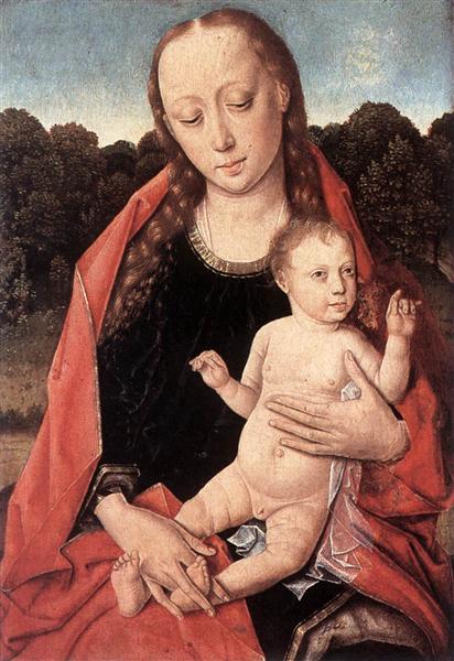 The Virgin and Child - Dirk Bouts