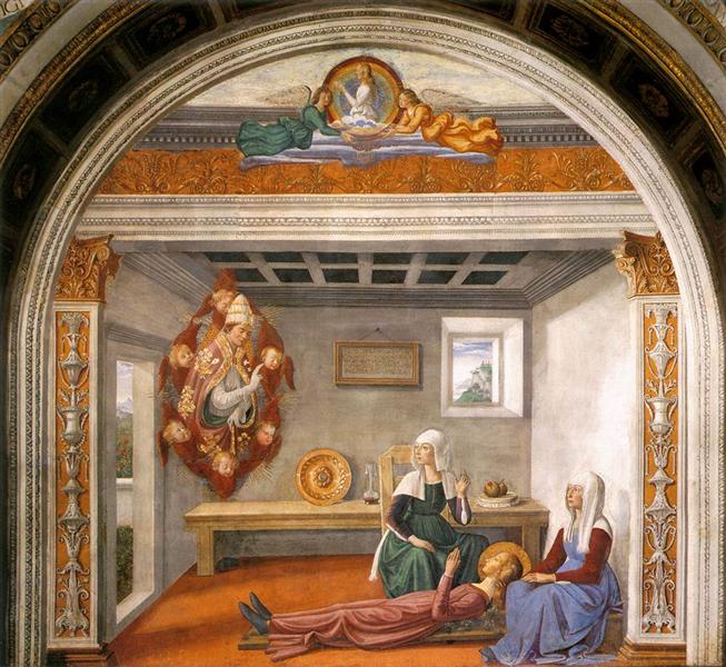 Announcement of Death to St. Fina, 1473 - 1475 - Доменико Гирландайо