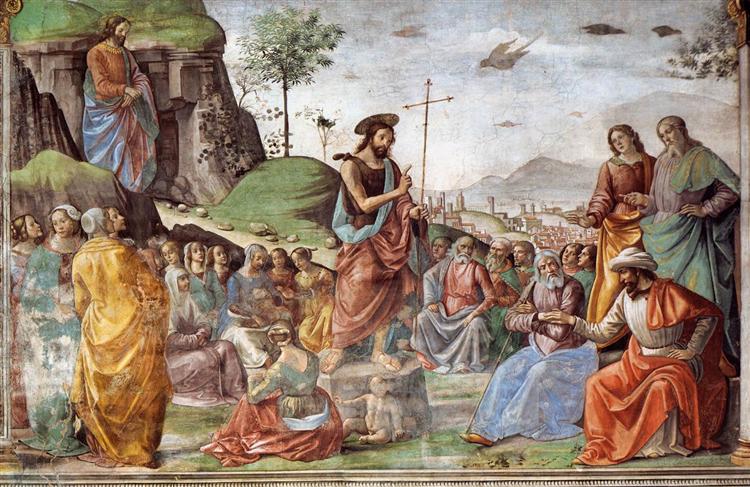 Preaching of St. John the Baptist, 1486 - 1490 - Domenico Ghirlandaio