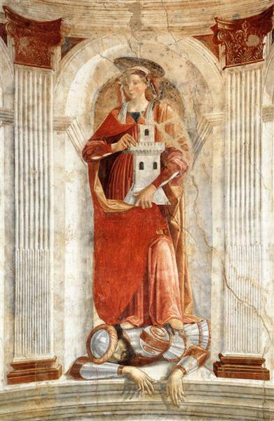 St. Barbara, c.1471 - Доменіко Гірляндайо