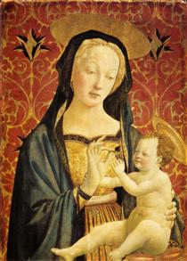 Maria e o Menino - Domenico Veneziano