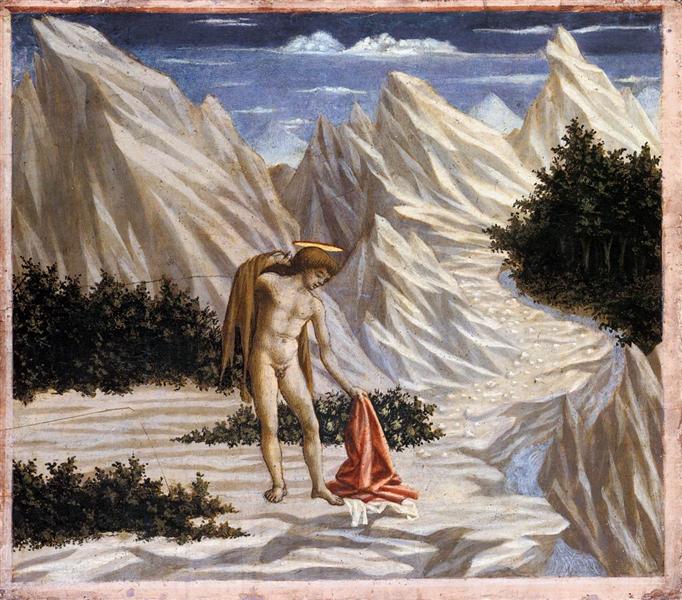 São João no Deserto, c.1445 - Domenico Veneziano