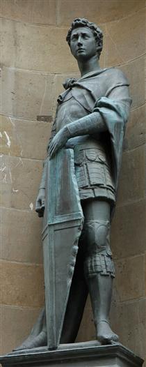 Statue of St. George in Orsanmichele, Florence - 多那太羅