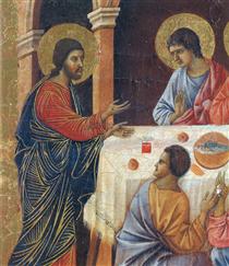 Appearance of Christ to the apostles (Fragment) - Duccio di Buoninsegna
