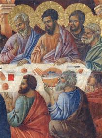 Appearance of Christ to the apostles (Fragment) - Duccio