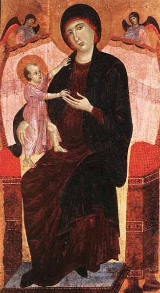 Gualino Madonna, c.1285 - Duccio di Buoninsegna