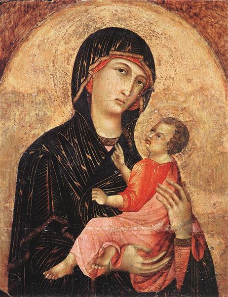 Madonna and Child (no. 593), c.1280 - Duccio - WikiArt.org