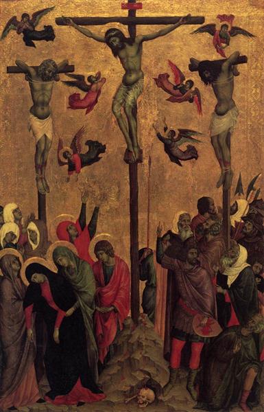 The Crucifixion, c.1310 - Дуччо