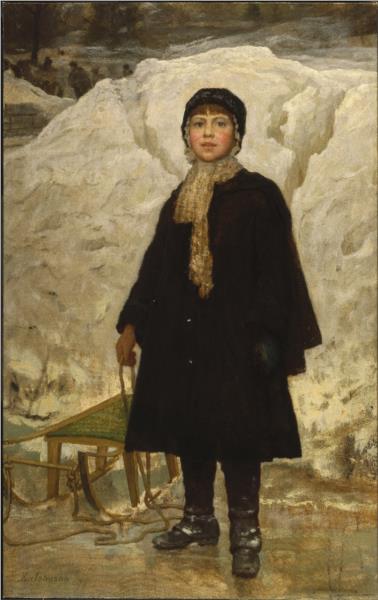 Portrait of a Child, 1879 - Jonathan Eastman Johnson