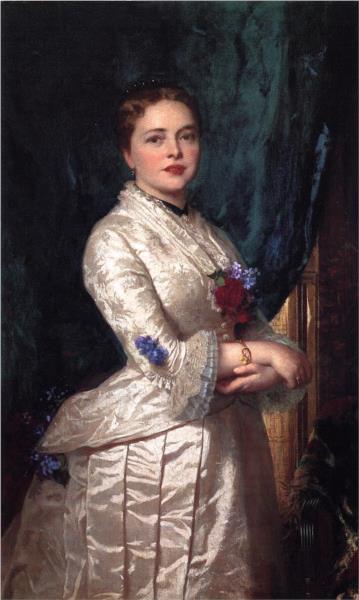Portrait of a Woman, 1881 - Истмен Джонсон