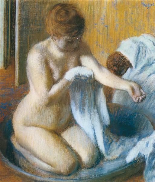 After the Bath, 1885 - 1886 - Едґар Деґа