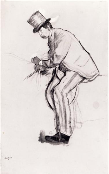 Жокей-любитель, 1870 - Эдгар Дега