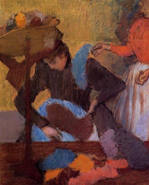At the Milliner's, c.1905 - c.1910 - Edgar Degas