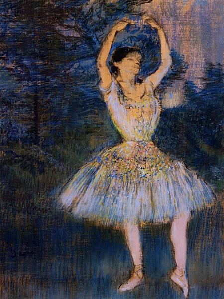 Dancer with Raised Arms, 1891 - Едґар Деґа