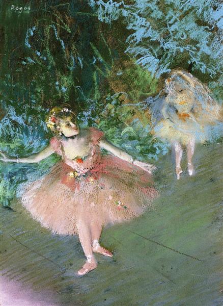 Dancers on Set, 1878 - 1880 - Edgar Degas
