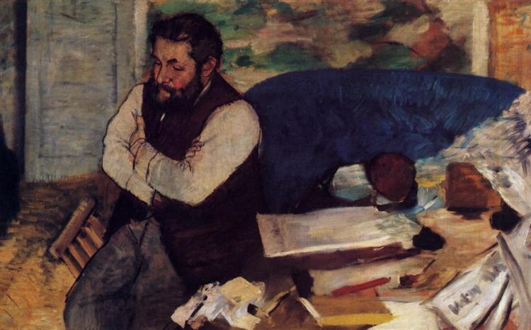 Diego Martelli, 1879 - Едґар Деґа