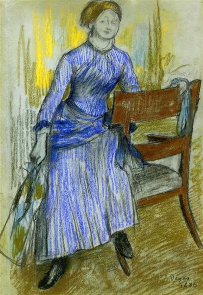 Helene Rouart (Mme. Marin), 1886 - Edgar Degas