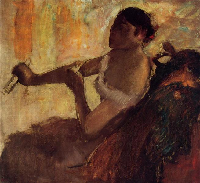 Rose Caron, c.1892 - Edgar Degas