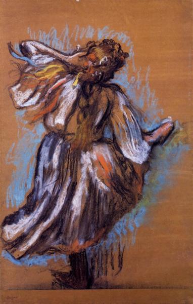 Ukrainian Dancers, 1895 - Едґар Деґа
