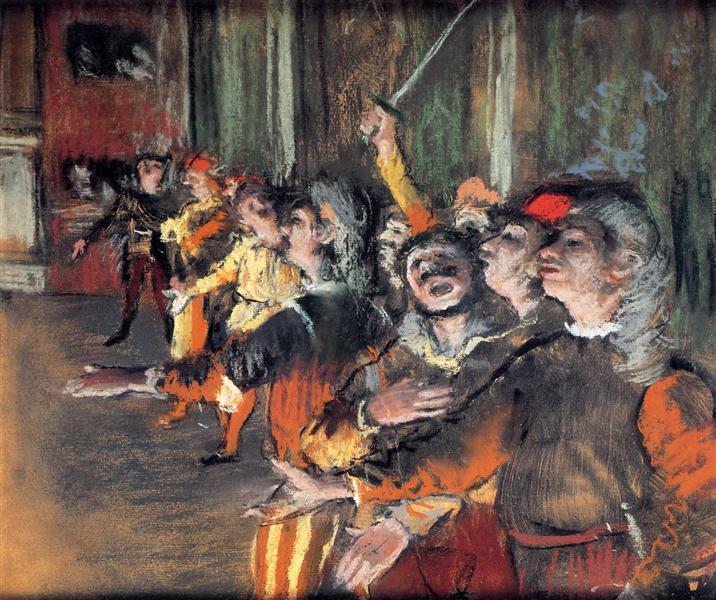 The Chorus, c.1877 - Edgar Degas
