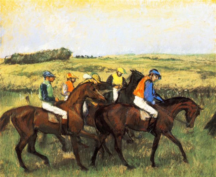 Скачки, 1885 - Эдгар Дега