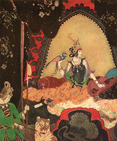 Layla - from the Picture Book for the Red Cross - Edmund Dulac