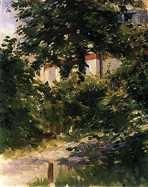 A Corner of the Garden in Rueil - Едуар Мане