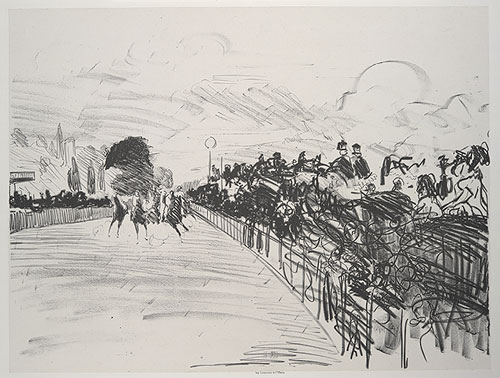 The Races, c.1870 - Edouard Manet