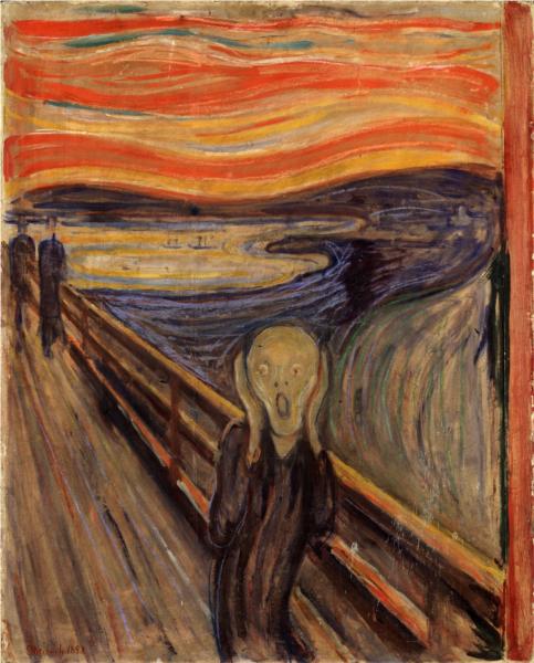 El grito, 1893 - Edvard Munch