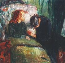 The Sick Child (later) - Едвард Мунк