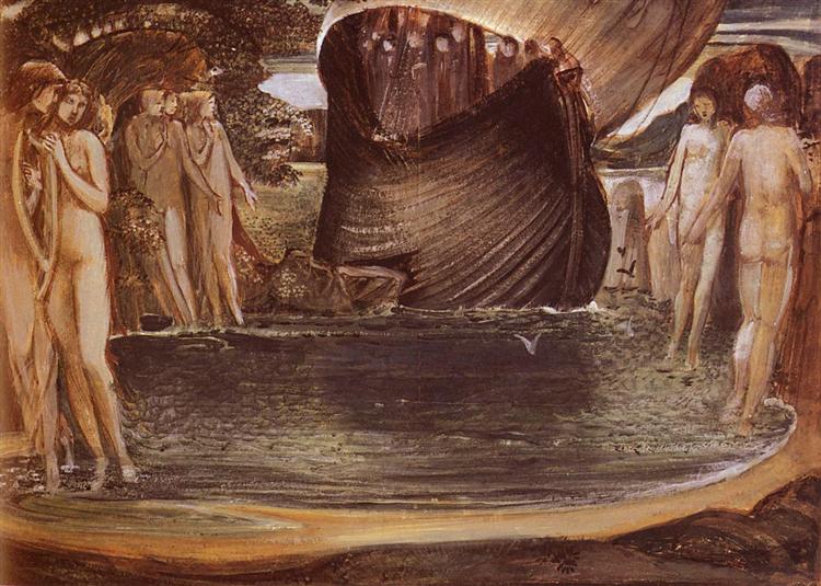 Design For The Sirens - Edward Burne-Jones