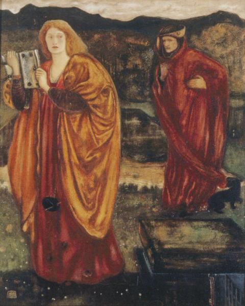 Merlin and Nimue, 1861 - Edward Burne-Jones