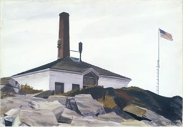 House of the Foghorn, I, 1927 - Edward Hopper