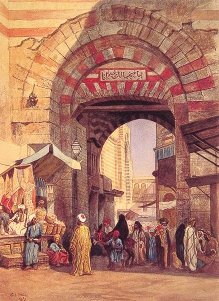 The Moorish Bazaar, 1873 - Эдвин Лорд Уикс