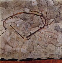 Autumn Tree in Movement - Egon Schiele