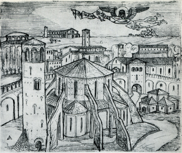 Reminiscence of Ravenna, 1914 - Эль Лисицкий