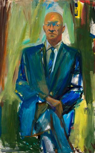 Portrait of Jack Greenbaum, 1959 - Елен де Кунінг