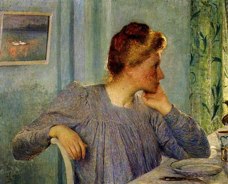 Portrait de Madame Claus, 1900 - Эмиль Клаус