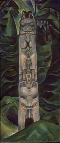 Totem and Forest - Emily Carr