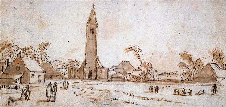 Spaarnwoude, c.1615 - Есайас ван де Вельде
