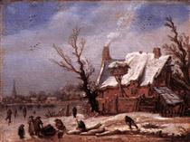 Winter Landscape - Esaias van de Velde l'Ancien