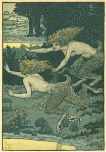 Les petites faunesses - Eugène Grasset