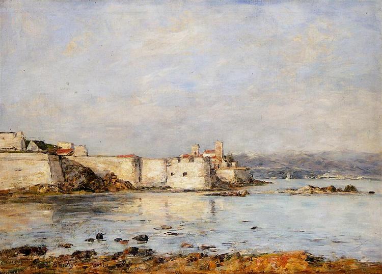 Antibes, the Fortifications - Eugène Boudin