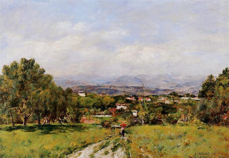 Near Antibes, 1893 - 歐仁·布丹