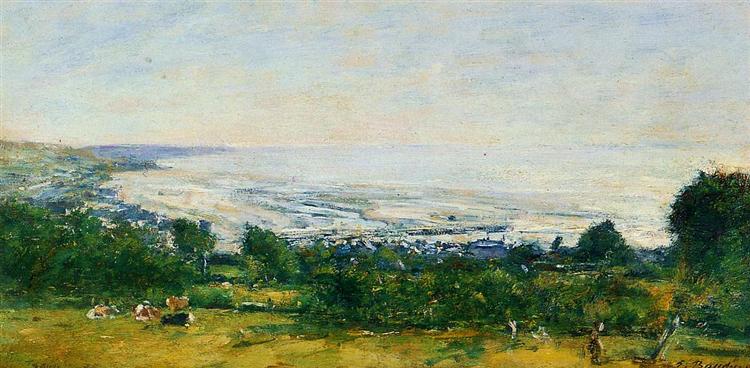 The Trouville Heights, 1875 - 歐仁·布丹