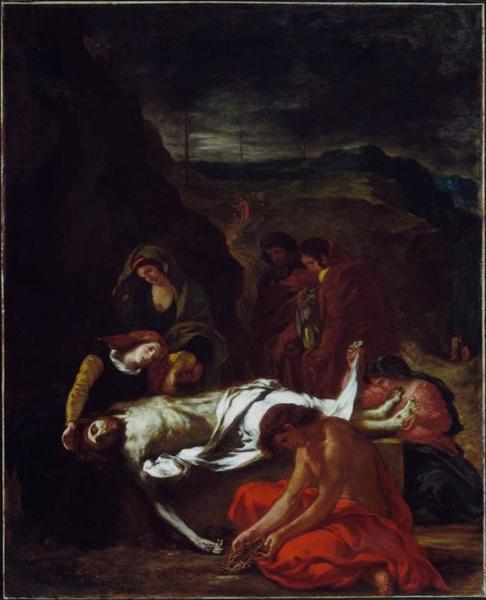 The Entombment of Christ, 1848 - Eugene Delacroix