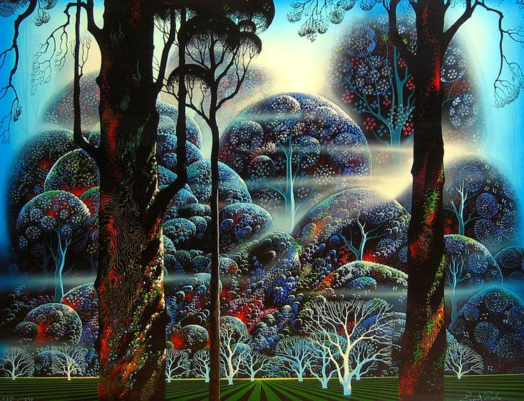 Mist in the Dark Woods, 1992 - Eyvind Earle