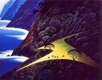 Pastures by the Sea - Eyvind Earle