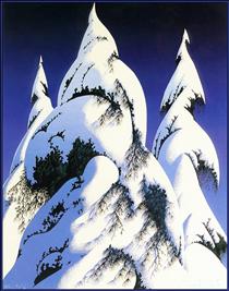 Snow Trees - Eyvind Earle