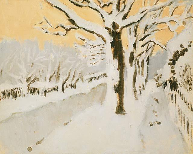 Late Afternoon Snow, 1972 - Fairfield Porter